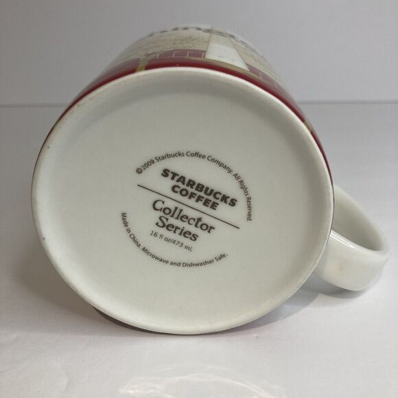 Starbucks Washington DC 2009 Collector Series Coffee Tea Mug Monument Capitol - Picture 8 of 8